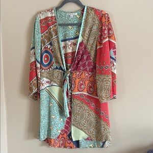 CAbi Multicolor Women's Kimono Robe